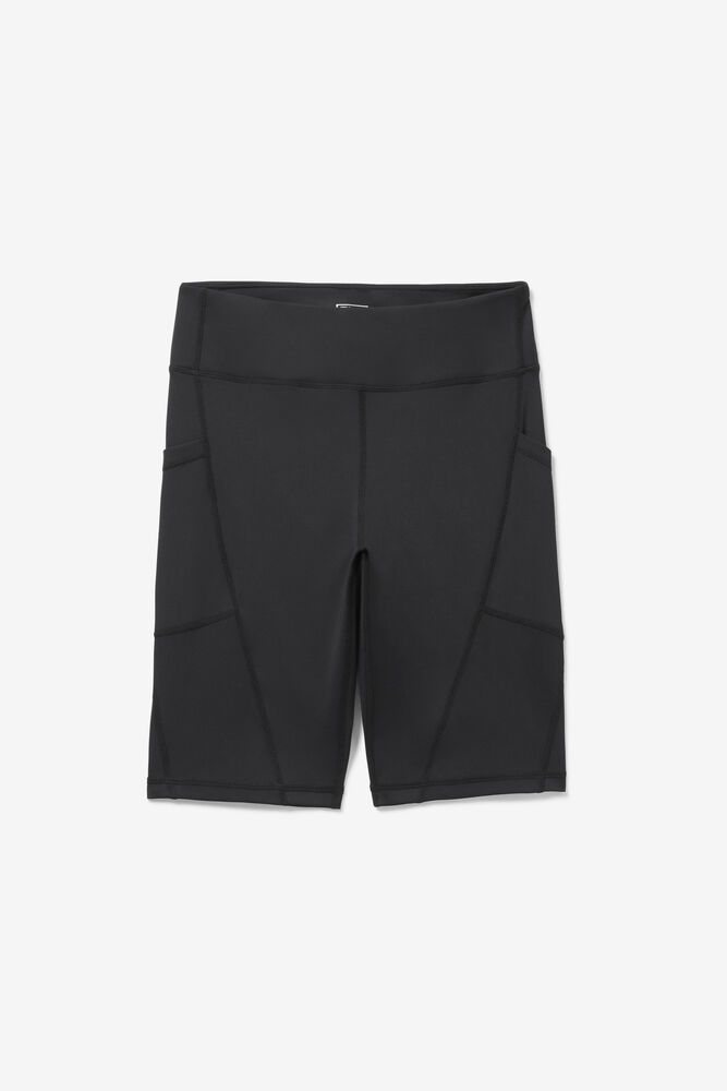 Fila Shorts Womens Black - Super Charged Bike - Philippines 6245908-DK